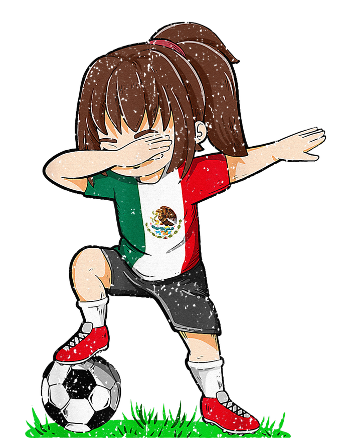 Soccer Mexico Jersey Mexican Flag Football Dab Premium T-Shirt