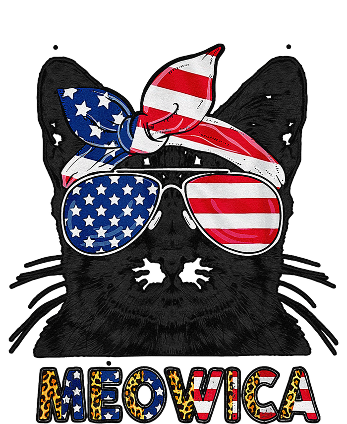 Meowica 4th July Cat American Flag Patriotic Tee Plus Size Softstyle Adult Sport Polo