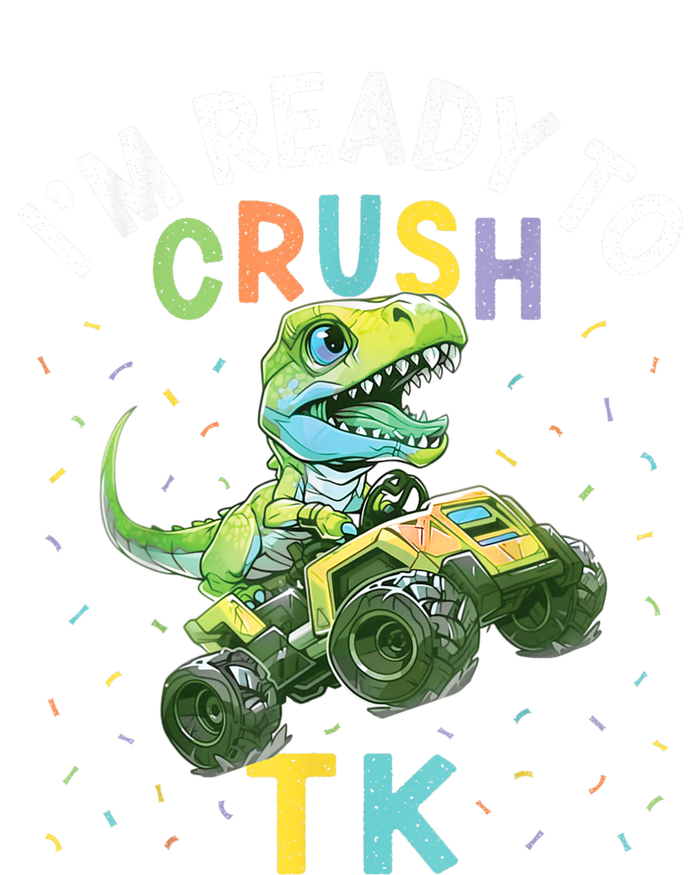 Im Ready To Crush TK Dinosaur Back To School TK Funny Tie-Dye Long Sleeve Shirt