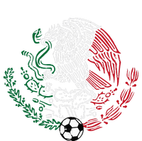 Mexico Flag Mexican Eagle Soccer Performance Sprint T-Shirt