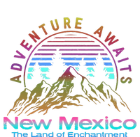 New Mexico State Retro Vintage Outdoors & NM Mountains T-Shirt