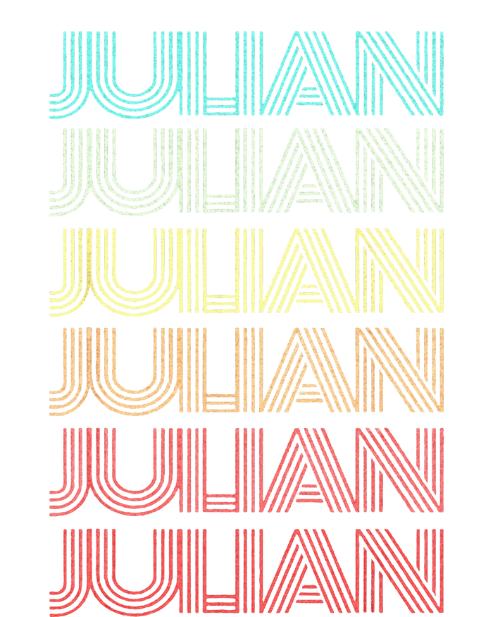 First Name JULIAN Boy Retro Personalized Girl Birthday Son Tank Top