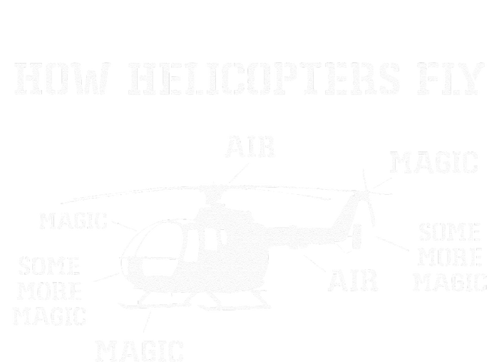 How Helicopters Fly Funny Helicopter Pilot Bumper Sticker