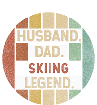 Retro Husband Father Skiing Legend Cute Gift For Dad T-Shirt