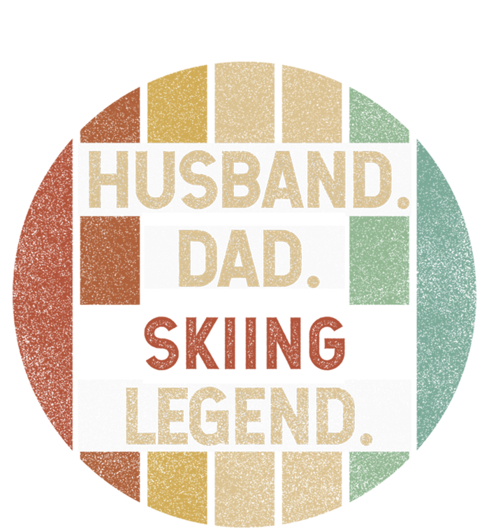 Retro Husband Father Skiing Legend Cute Gift For Dad T-Shirt