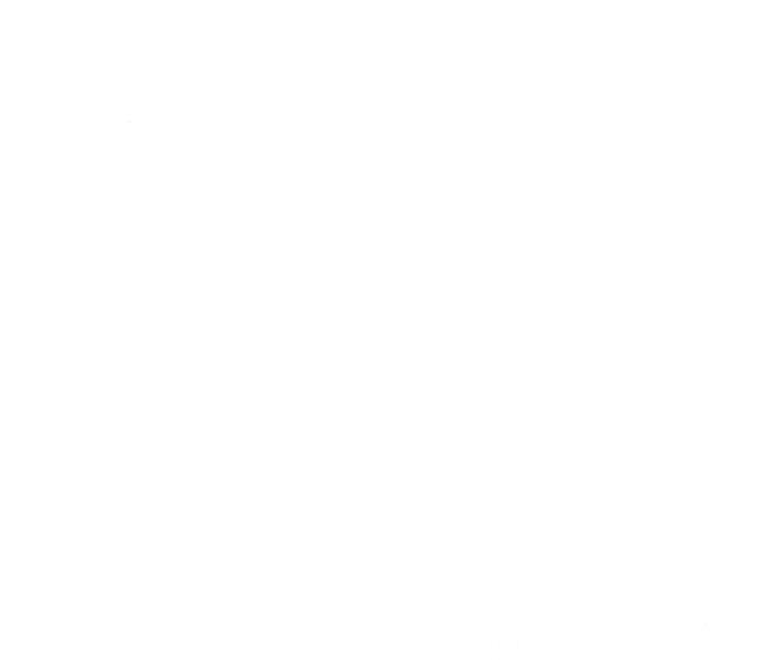 I Love Snowboarding Gift Funny Skiing T-Shirt