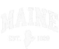 Maine Est 1820 Distressed Worn Design Classic Tall Hoodie