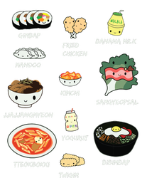 Cute Korean Lunch Shirts Bibimbap And More Premium T-Shirt