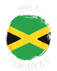 100 Jamaican Proud Jamaican Flag Jamaica T-Shirt