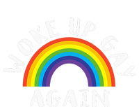 Woke Up Gay Again Fun LGBTQ Rainbow Equality Pride Month 7-Panel Snapback Hat