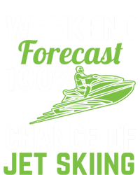 Weekend Forecast 100% Chance Of Jet Skiing Funny Jet Ski Gift Women's T-Shirt