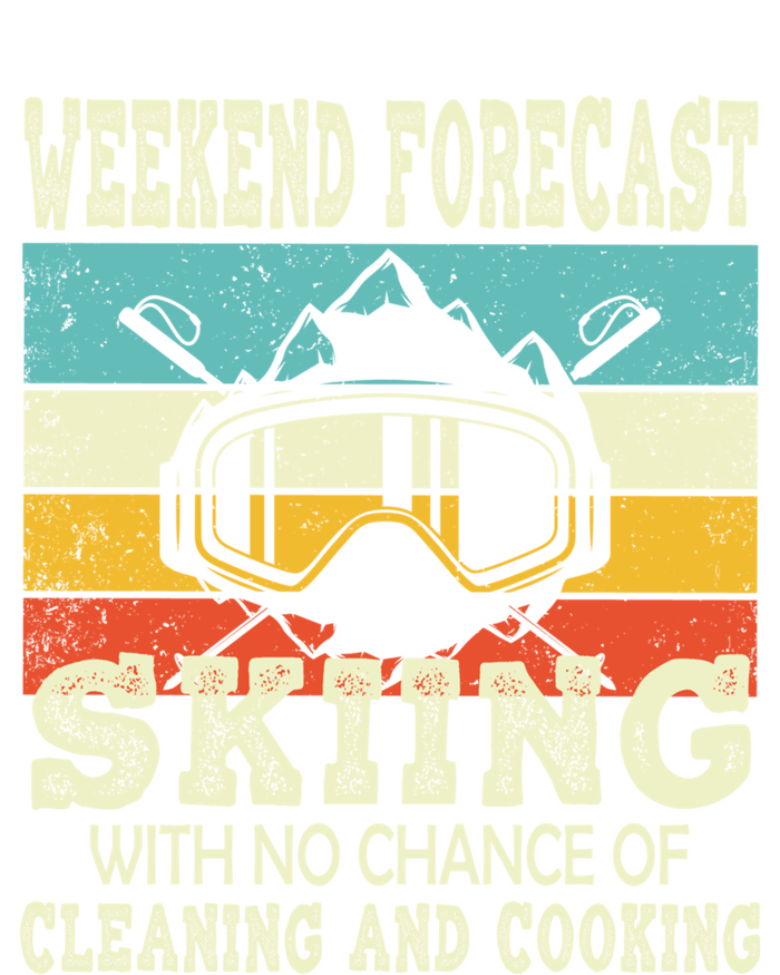 Weekend Forecast Skiing Vintage Ski Meaningful Gift T-Shirt