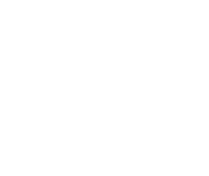 Weekend Forecast Water Skiing Gift Mesh Reversible Basketball Jersey Tank