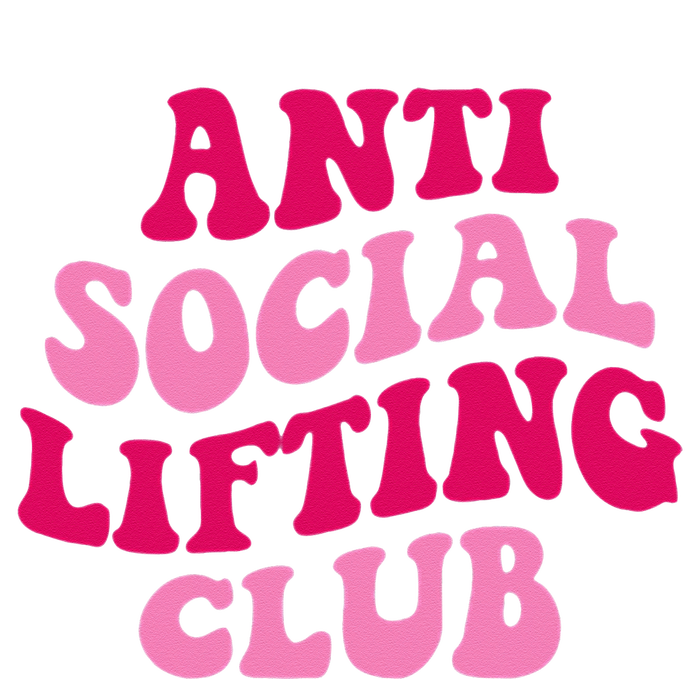 Anti Social Lifting Club Funny Sustainable Knit Beanie