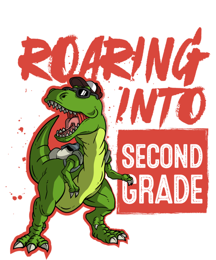 Gift For Dinosaur Roaring Into Second Grade Great Gift T-Shirt