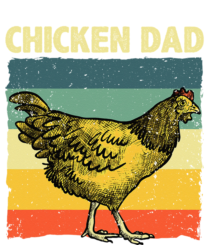 Cool Chicken Dad For Men Father Hen Chicken Farmer Whisperer Tall Long Sleeve T-Shirt