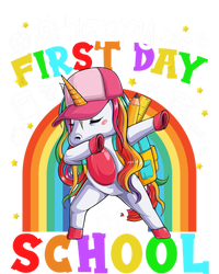 Happy First Day Of School Dabbing Unicorn Cute Funny Gift Sustainable Beanie