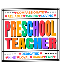 Pre School Teacher Gift Zip Tote Bag