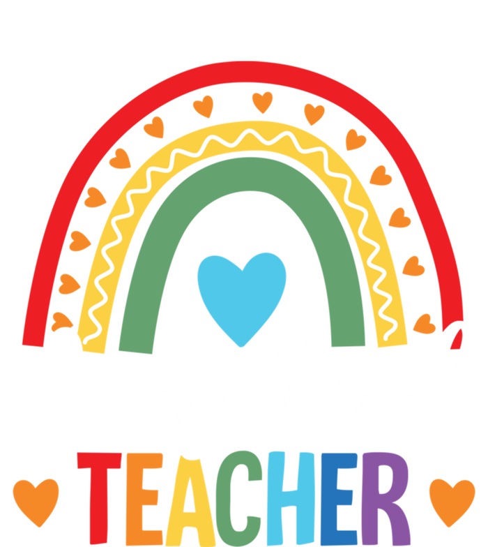 Preschool Rainbow Fun Back To School Preschool PreK Teacher Gift Women's Racerback Tank