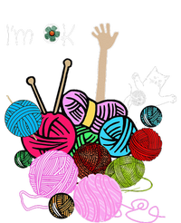 Im Ok Crochet And Knitting Funny Crocheting PosiCharge Competitor Tank