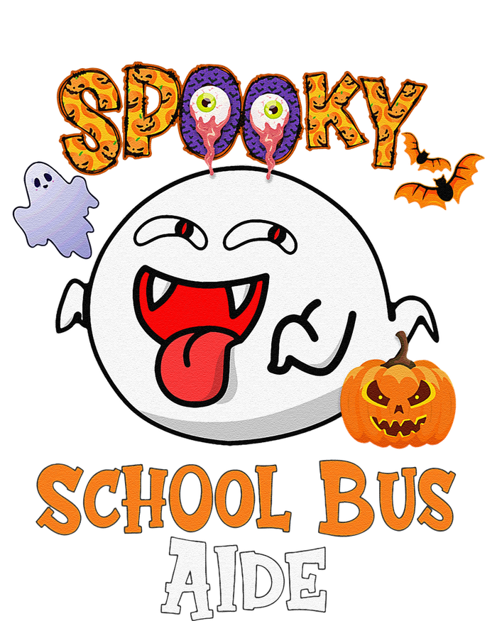 Boo Halloween Costume Spooky School Bus Aide T-Shirt