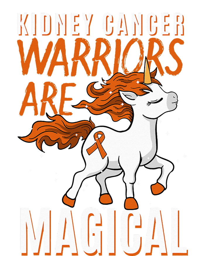 Kidney Cancer Awareness Supporter Warrior Unicorn Lover Gift T-Shirt