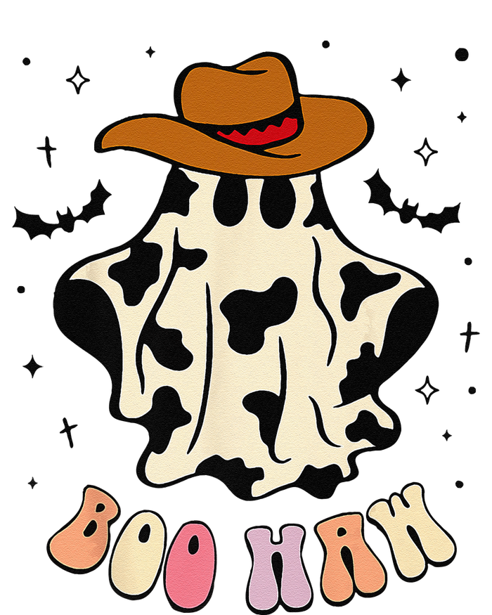 Boo Haw Ghost Western Cowboy Cowgirl Funny Halloween Spooky T-Shirt