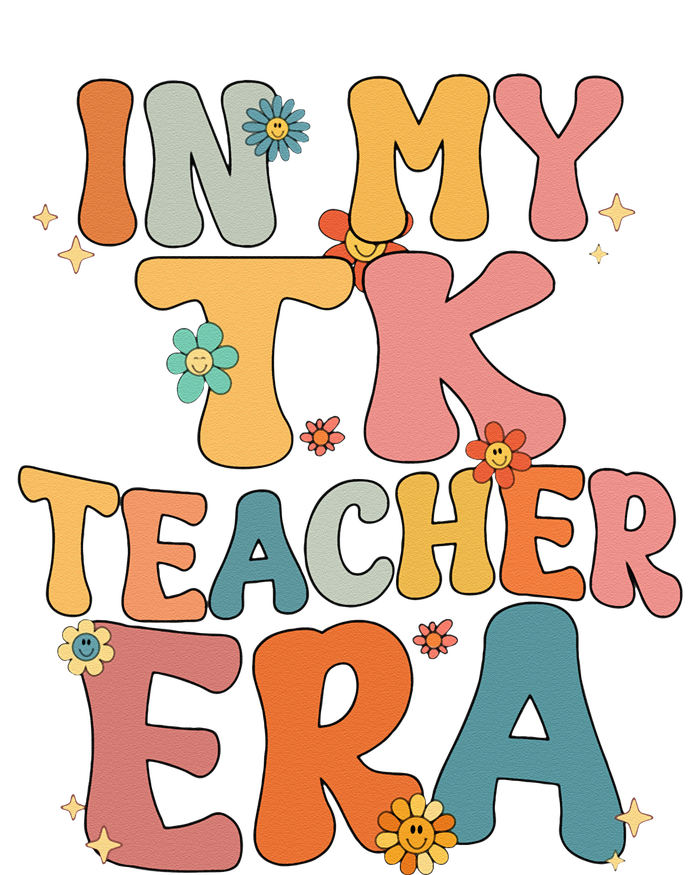 In My TK Teacher Era Retro Groovy Back To School TK Teacher Women's Fleece Hoodie