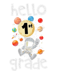 Hello 1st Grade Back To School Space Theme First Grade Hoodie