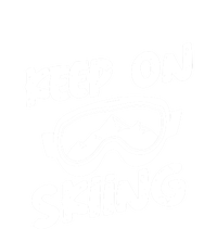 Keep On Skiing Cute Gift For Skier Kids Long Sleeve Shirt