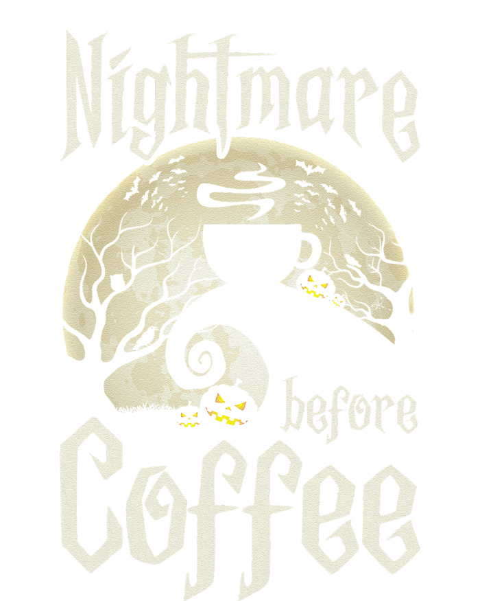 Cute Nightmare Before Coffee Halloween Funny Mug Gift Button