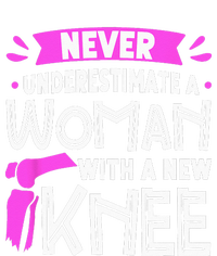 Never Underestimate A Women New Knee Replacement Surgery Women's Racerback Tank