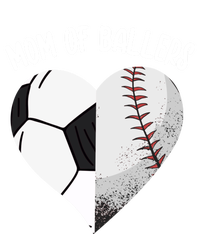 Mom Of Ballers Soccer Baseball Mama Heart Funny Gift Button