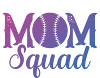 Mom Squad Sports Player Athletic Mothers Day Baseball Gift Full Zip Hoodie