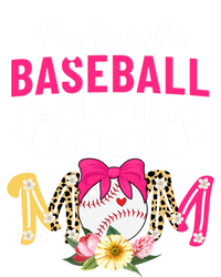 Mothers Day My Favorite Baseball Player Calls Me Mom Gift USA-Made Snowflake Beanie