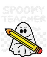 Ghost Spooky Teacher Retro Teach Halloween Costume Women Cooling Performance Long Sleeve Crew