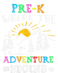 PreK Where The Adventure Begins Back To School Teachers V-Neck T-Shirt