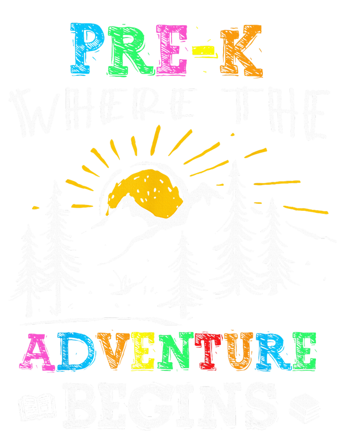 PreK Where The Adventure Begins Back To School Teachers V-Neck T-Shirt