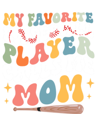 My Favorite Baseball Player Calls Me Mom Groovy Mothers Day Gift Sustainable Beanie