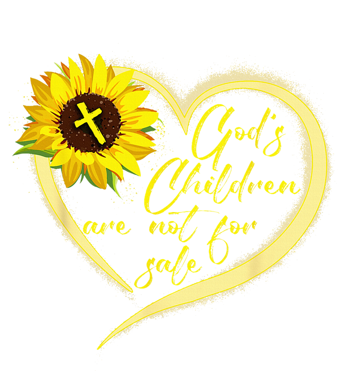 Sunflower God's Children Are Not For Sale Fun God's Children T-Shirt