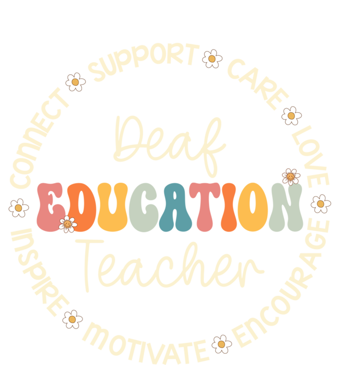 Deaf Education Teacher Appreciation Week Back To School Gift Valucap Bio-Washed Visor