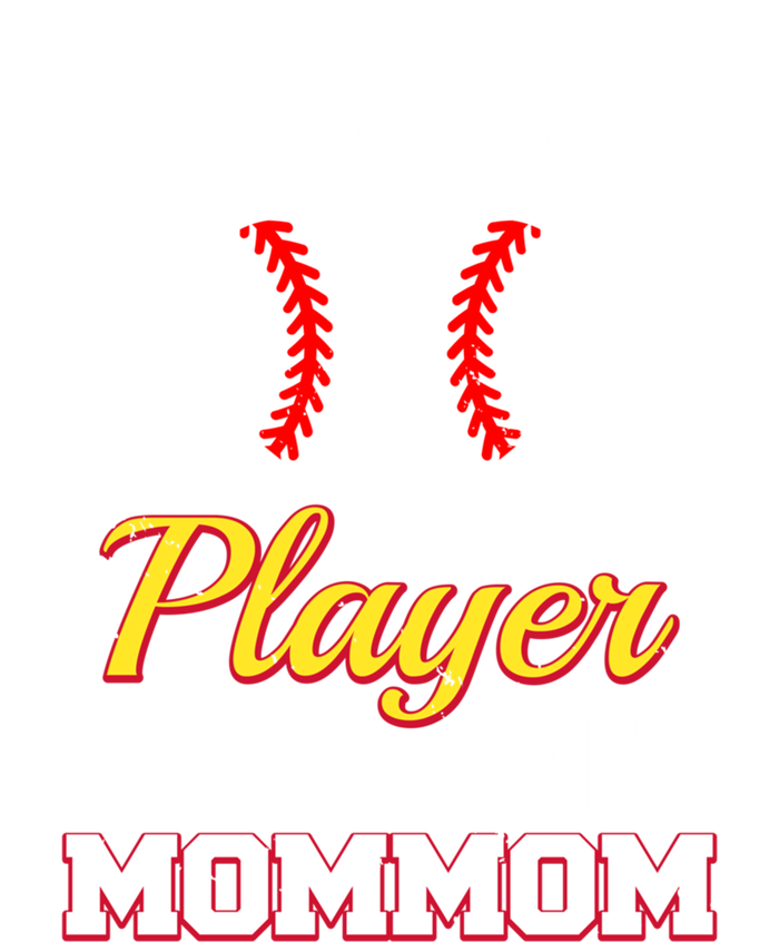 My Favorite Baseball Player Calls Me Mommom Funny Mom Mom Gift Women's T-Shirt