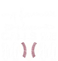 My Favorite Player Calls Me Mom Baseball Vintage Cute Gift Women's Long Sleeve Flannel Pajama Set 