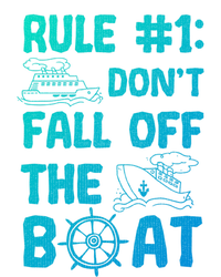 Rule #1 Dont Fall Off The Boat Cruise Cruising Christmas Gift T-Shirt