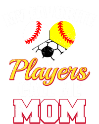 My Favorite Players Call Me Mom Baseball Softball Soccer Gift Kids Hoodie