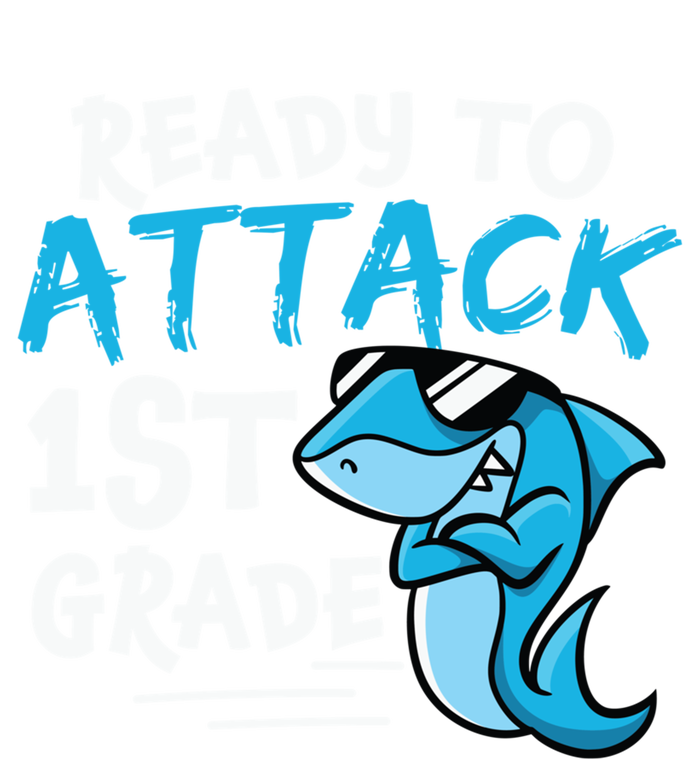 Ready To Attack First Grade Shark Cute 1St Grade Gift T-Shirt