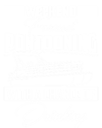 Funny Weekend Forecast Pontooning Cute Pontoon Boat Gift T-Shirt