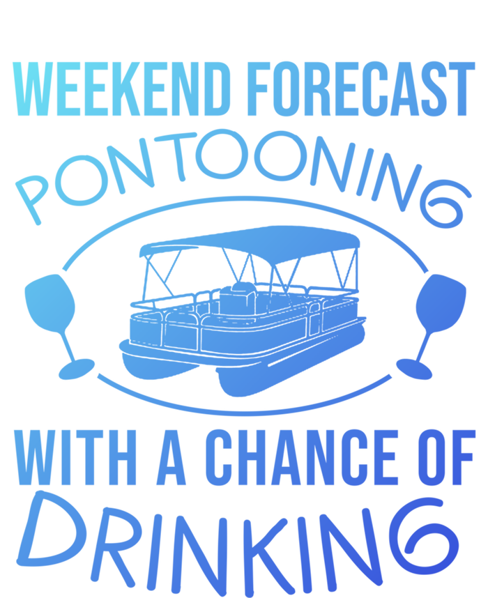 Funny Weekend Forecast Pontooning Cute Pontoon Boat Gift Funny Gift Ladies Essential Tank