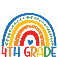 First Day Of 4Th Grade Teacher Rainbow Hello Fourth Grade Funny Gift Softstyle Adult Sport Polo