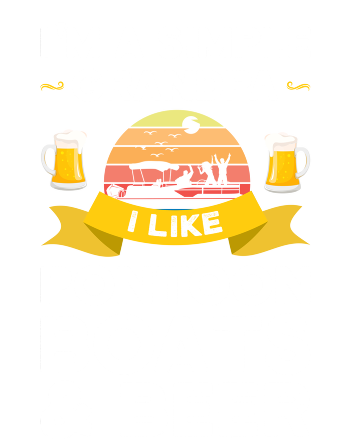 Grandpa I Like Pontoon Boats And Beer Pontoon Great Gift T-Shirt